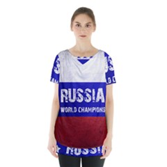 Football World Cup Skirt Hem Sports Top by Valentinaart