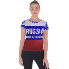 Football World Cup Short Sleeve Sports Top  by Valentinaart