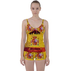 Football World Cup Tie Front Two Piece Tankini by Valentinaart