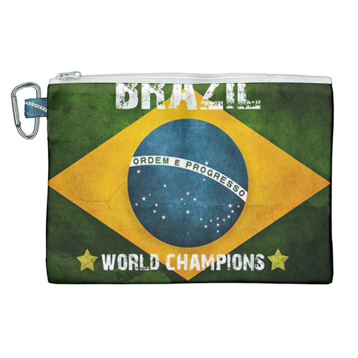 Football World Cup Canvas Cosmetic Bag (XL)