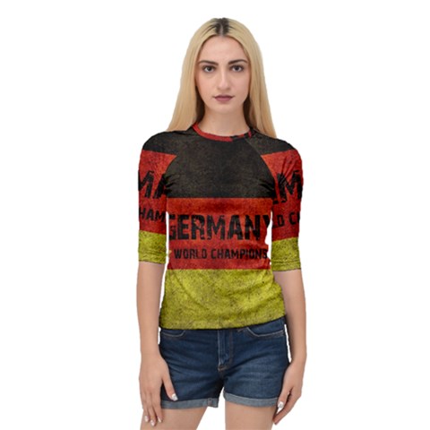 Football World Cup Quarter Sleeve Raglan Tee by Valentinaart