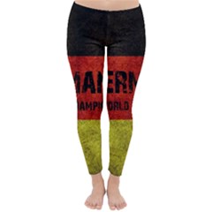 Football World Cup Classic Winter Leggings by Valentinaart