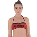 Football World Cup Halter Bandeau Bikini Top View1