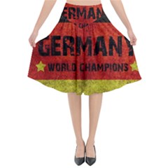 Football World Cup Flared Midi Skirt by Valentinaart