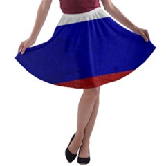 Football World Cup A-line Skater Skirt by Valentinaart