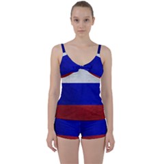 Football World Cup Tie Front Two Piece Tankini by Valentinaart