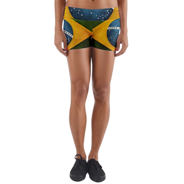 Football World Cup Yoga Shorts