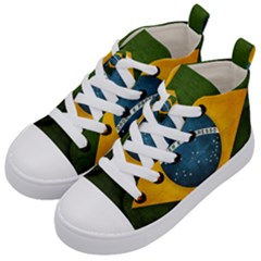 Football World Cup Kid s Mid-top Canvas Sneakers