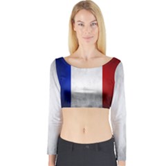 Football World Cup Long Sleeve Crop Top by Valentinaart