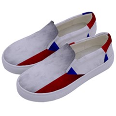 Football World Cup Kids  Canvas Slip Ons by Valentinaart