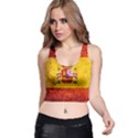 Football World Cup Racer Back Crop Top View1