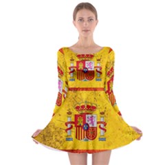 Football World Cup Long Sleeve Skater Dress by Valentinaart