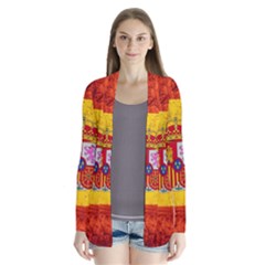 Football World Cup Drape Collar Cardigan by Valentinaart