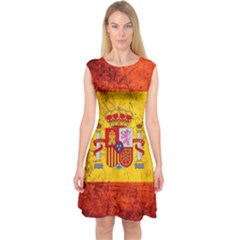 Football World Cup Capsleeve Midi Dress