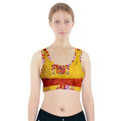 Football World Cup Sports Bra With Pocket by Valentinaart