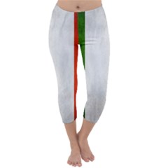 Football World Cup Capri Winter Leggings  by Valentinaart