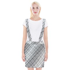 Silver Scratch Braces Suspender Skirt