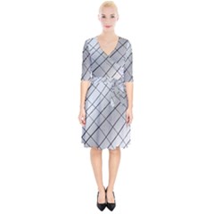 Silver Scratch Wrap Up Cocktail Dress