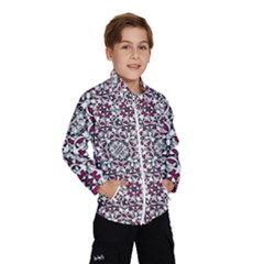 Boho Bold Vibrant Ornate Pattern Wind Breaker (kids) by dflcprints