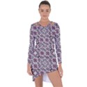 Boho Bold Vibrant Ornate Pattern Asymmetric Cut-Out Shift Dress View1