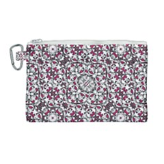 Boho Bold Vibrant Ornate Pattern Canvas Cosmetic Bag (large) by dflcprints