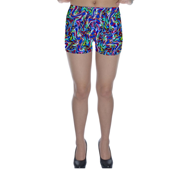 Pattern-10 Skinny Shorts