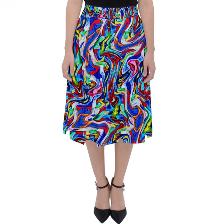 Pattern-10 Folding Skater Skirt