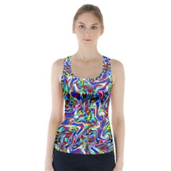 Pattern-10 Racer Back Sports Top