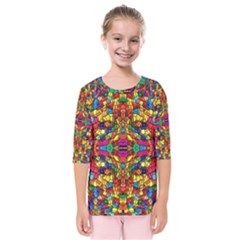 P 786 Kids  Quarter Sleeve Raglan Tee