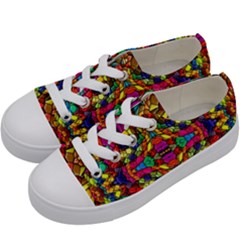 P 786 Kids  Low Top Canvas Sneakers