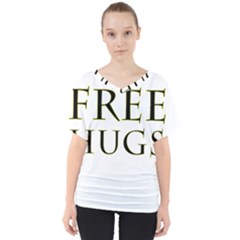 Freehugs V-neck Dolman Drape Top