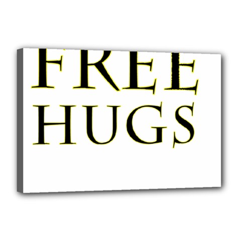 Freehugs Canvas 18  X 12 