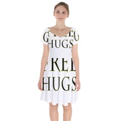 Freehugs Short Sleeve Bardot Dress by cypryanus