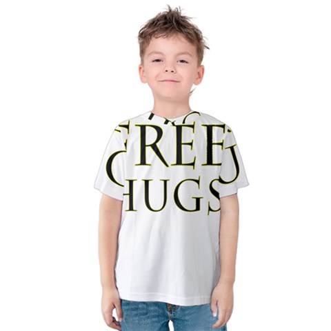 Freehugs Kids  Cotton Tee by cypryanus