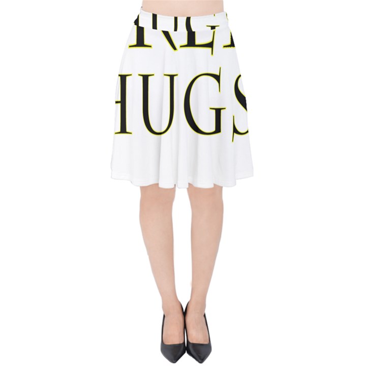 Freehugs Velvet High Waist Skirt