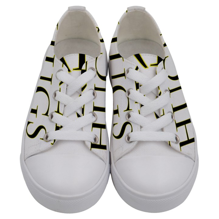 Freehugs Kids  Low Top Canvas Sneakers