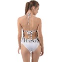 Freehugs Halter Cut-Out One Piece Swimsuit View2