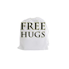 Freehugs Drawstring Pouches (small)  by cypryanus