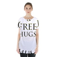 Freehugs Skirt Hem Sports Top