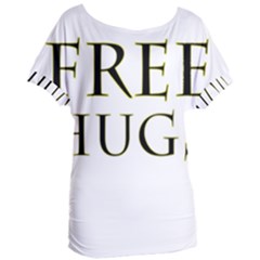 Freehugs Women s Oversized Tee by cypryanus