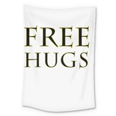 Freehugs Large Tapestry by cypryanus