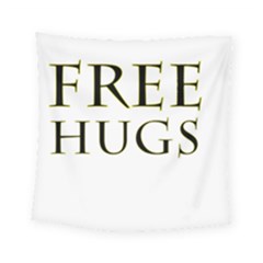 Freehugs Square Tapestry (small) by cypryanus