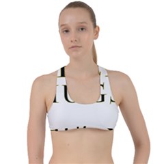 Freehugs Criss Cross Racerback Sports Bra by cypryanus