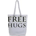 Freehugs Full Print Rope Handle Tote (Small) View2