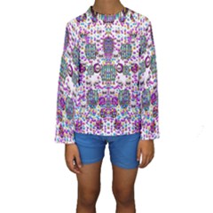 Alien Sweet As Candy Kids  Long Sleeve Swimwear