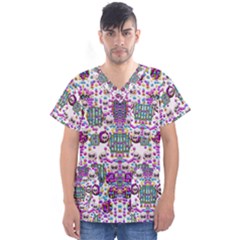 Alien Sweet As Candy Men s V-Neck Scrub Top