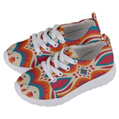 Symmetric Distorted Shapes                      Kids  Lightweight Sports Shoes by LalyLauraFLM