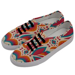 Symmetric Distorted Shapes                        Men s Classic Low Top Sneakers by LalyLauraFLM