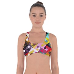 Colorful Shapes                                   Got No Strings Sports Bra by LalyLauraFLM