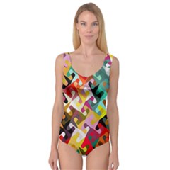 Colorful Shapes                          Princess Tank Leotard by LalyLauraFLM